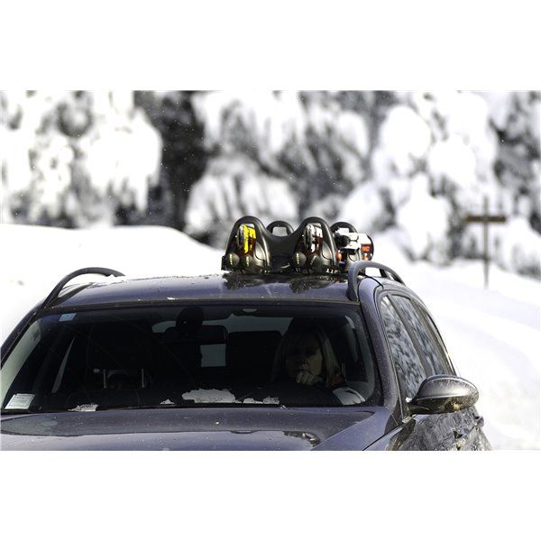 Suport schi Menabo Himalaya cu prindere magnetica, 2 perechi ski + bete