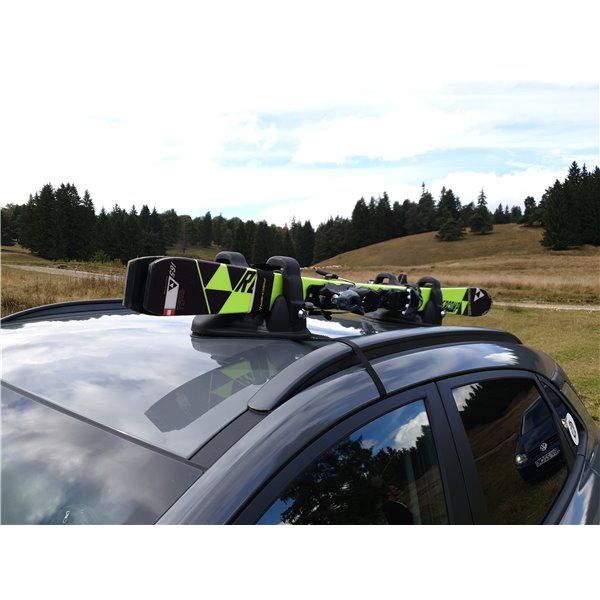 Suport schi Menabo Shuttle cu prindere magnetica, 2 perechi ski