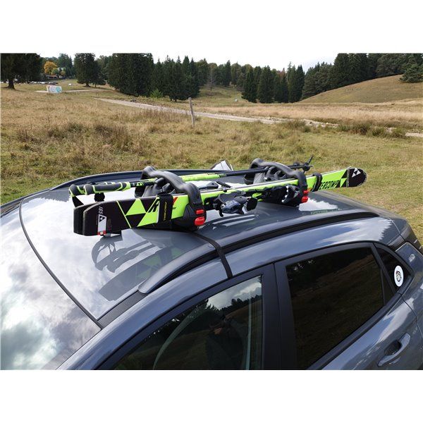 Suport schi Menabo Viking cu prindere magnetica, 2 perechi ski + bete
