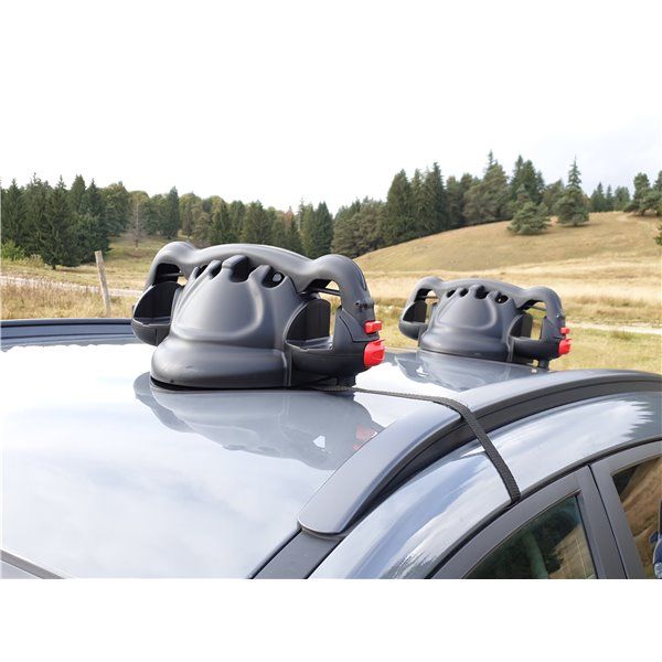 Suport schi Menabo Viking cu prindere magnetica, 2 perechi ski + bete