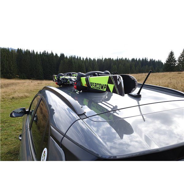 Suport schi Menabo Viking cu prindere magnetica, 2 perechi ski + bete