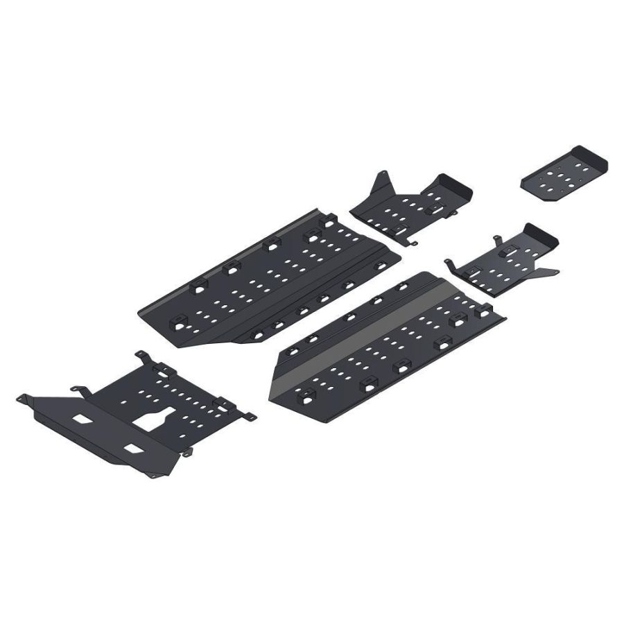 Duster III (2024-) / Bigster (2025-) - Set scuturi din aluminiu REDUST - 4x4 - Negru