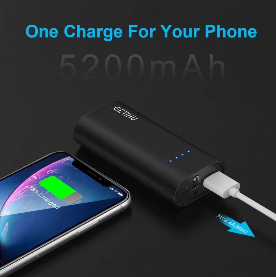 Incarcator portabil USB pentru telefon