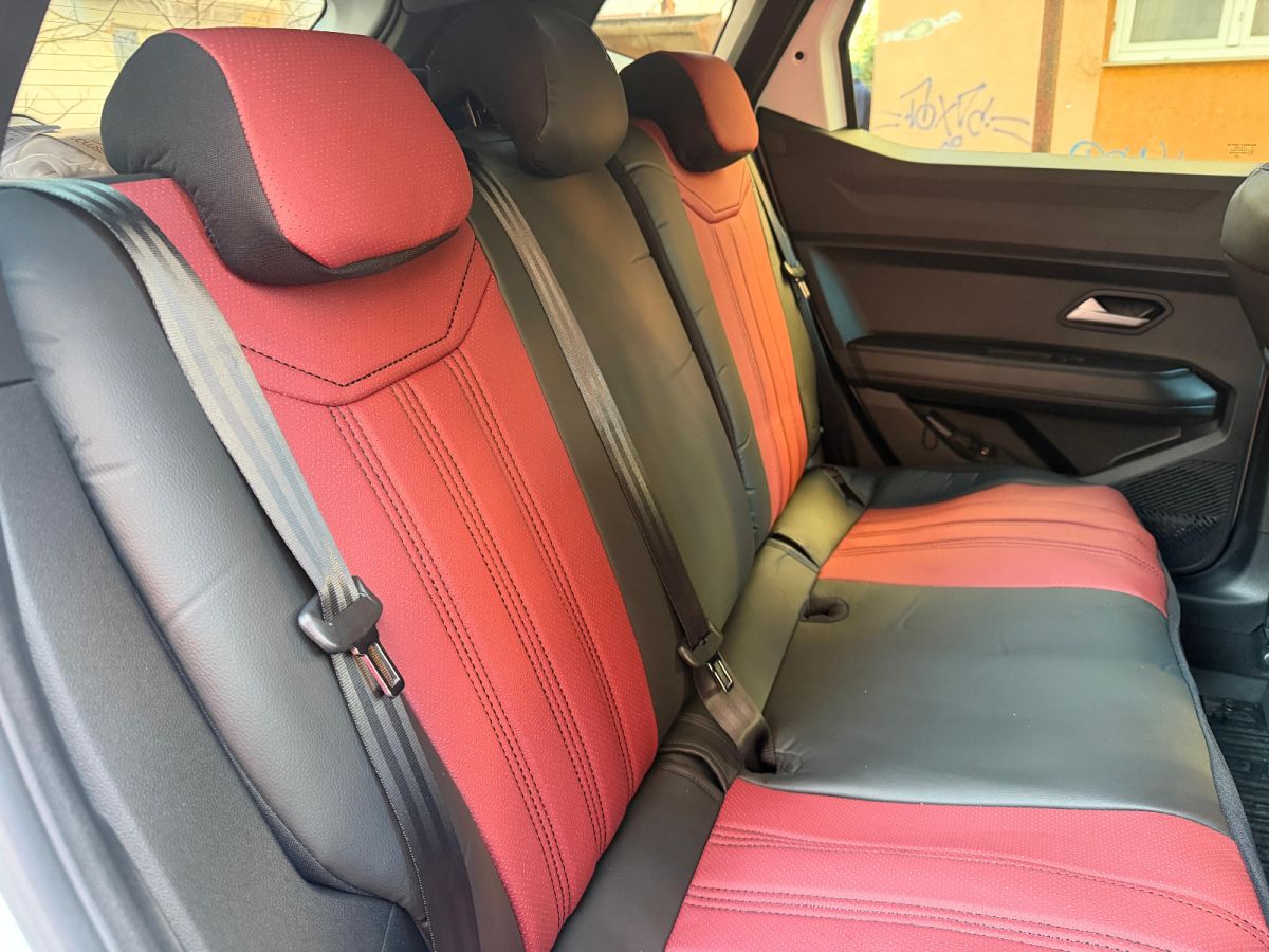 Duster III (2024-2025) - Set huse scaune Miami Bordo Edition - realizate special pentru Duster 3