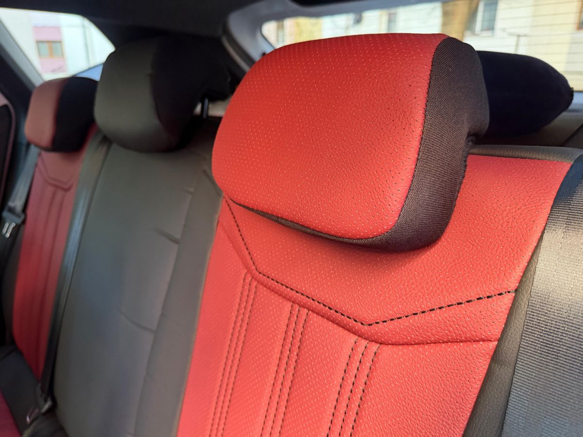 Duster III (2024-2025) - Set huse scaune Miami Bordo Edition - realizate special pentru Duster 3