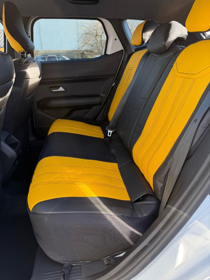 Duster III (2024-2025) - Set Huse scaune Miami yellow - realizate special pentru Duster 3