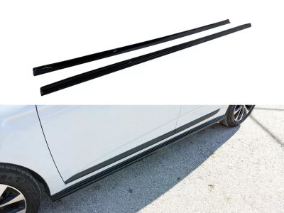 Renault Clio V  (2019-2022) - Kit baghete praguri laterale Negru Lucios