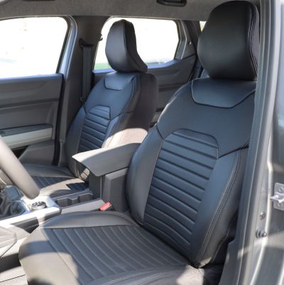 Duster III (2024-2025) - Set Huse scaune din Piele Premium Black Edition - realizate special pentru Duster 3