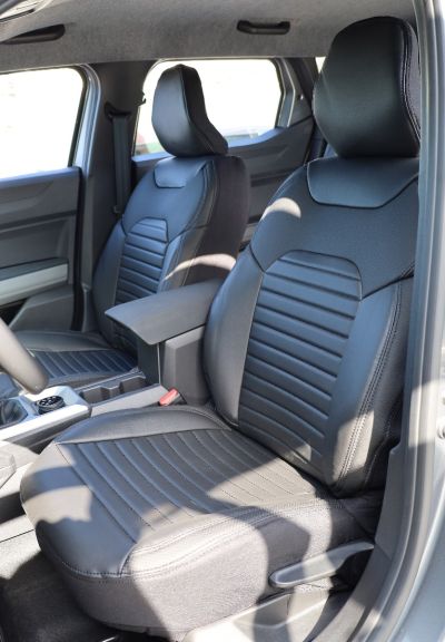 Duster III (2024-2025) - Set Huse scaune din Piele Premium Black Edition - realizate special pentru Duster 3