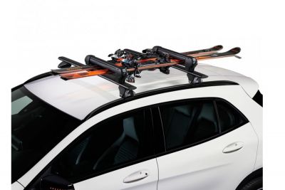 Suport pentru 4 perechi schiuri cu prindere pe bare transversale - Cruz Ski Rack Dark 4
