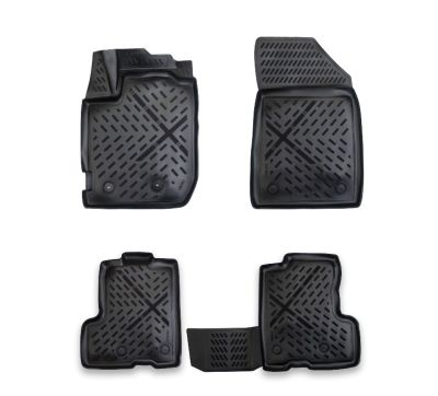 Duster II facelift (2021-2024) - Set covorase de cauciuc cu margini inalte 