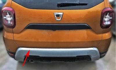 Duster II (2018-2024) - Ornament protectie portbagaj Glossy Chrome