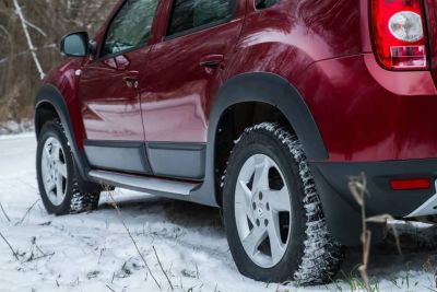 Duster (2010-2017) - Kit protectii laterale portiere (Dacia Original)