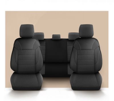 Sandero II (2012-2020) - Set Huse scaune Classic Chic - realizate pentru Sandero