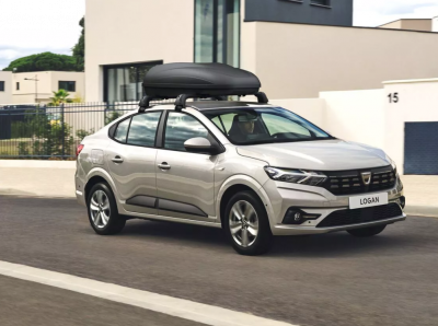 Dacia Logan III - Cutie-portbagaj rigida 480L, Negru 