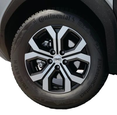 DUSTER III (2024-2025) - Janta 17" 6,5J, 5x114.3, ET32 Tergan diamond (Original Dacia) - 1 Bucata