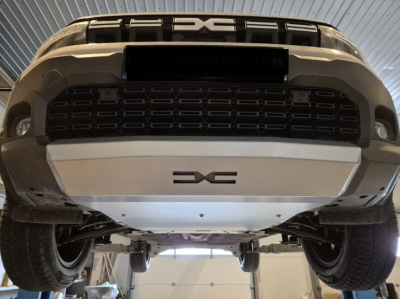Duster III (2024-prezent) - Scut metalic pentru motor 3 mm cu logo nou "Full Protection" pentru Duster III 4X2