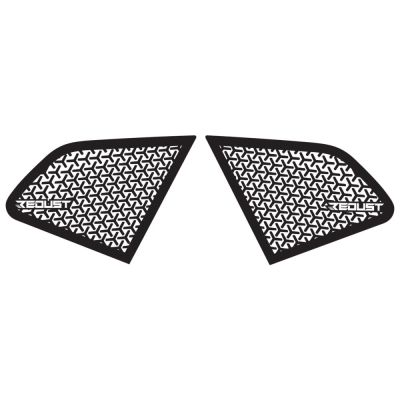 Duster III (2024-2026) - Autocolante REDUST pentru geamuri laterale spate - cu logo REDUST