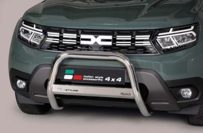 Duster II (2021-2024) - Premium Bullbar - 63mm -Certificat de omologare europeana pentru circulație rutiera inclus (CEE)