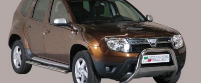 Duster I (2010-2017) - Premium Bullbar - 63mm -Certificat de omologare europeana pentru circulație rutiera inclus (CEE)