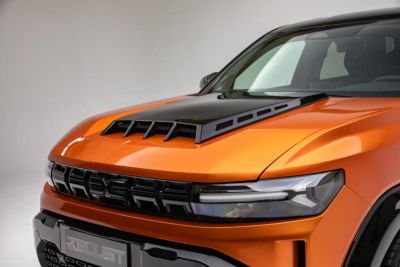 Duster III (2024-2026) / Bigster (2025 - ) - Deflector capotă REDUST - Negru lucios