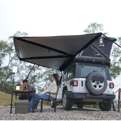 Marchiza camping Wild Land la 180° cu montare pe partea stângă