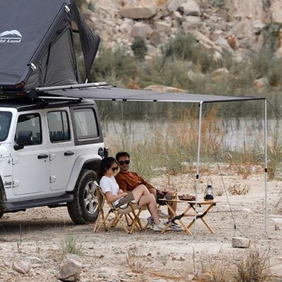 Copertină laterală de camping cu carcasă din aluminiu 2,5 m x 2,5 m Wild Land