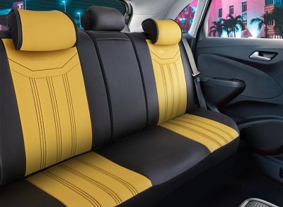 Duster III (2024-2025) - Set Huse scaune Miami yellow - realizate special pentru Duster 3