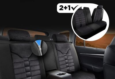 Duster II (2018-2024) - Set Huse scaune Toronto - realizate special pentru Duster