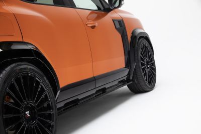 Duster III (2024-2026) - Set ornamente praguri laterale REDUST - Negru lucios