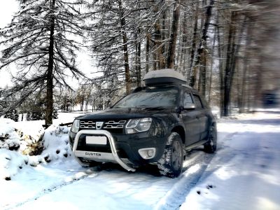 Duster (2010-2017) - Bullbar cu Logo (Dacia Original)