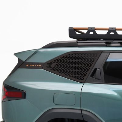 Bigster (2025-2026) - Autocolante REDUST pentru geamuri laterale spate - cu logo REDUST