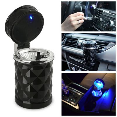 Scrumiera detasabila cu LED albastru - "Retro Style"