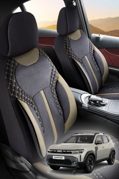 Duster III (2024-2025) - Set Huse scaune Lyon Series - realizate special pentru Duster 3
