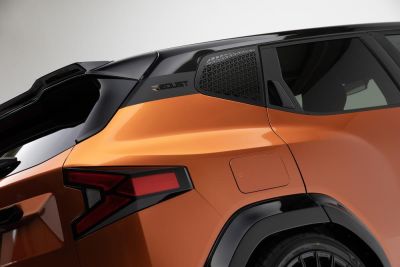 Duster III (2024-2026) - Autocolante REDUST pentru geamuri laterale spate - cu logo REDUST