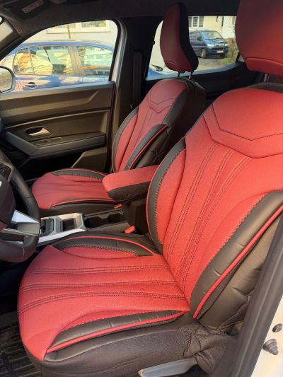 Duster III (2024-2025) - Set huse scaune Miami Bordo Edition - realizate special pentru Duster 3