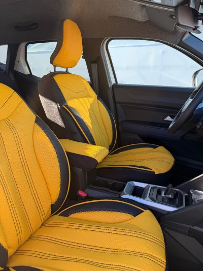 Duster III (2024-2025) - Set Huse scaune Miami yellow - realizate special pentru Duster 3