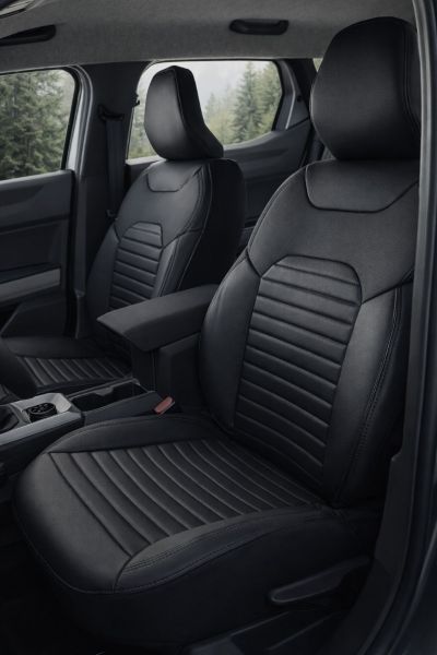 Duster III (2024-2025) - Set Huse scaune din Piele Premium Black Edition - realizate special pentru Duster 3