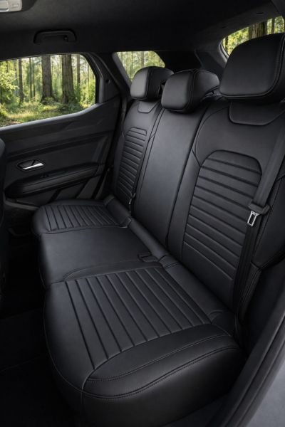 Duster III (2024-2025) - Set Huse scaune din Piele Premium Black Edition - realizate special pentru Duster 3