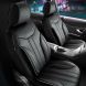 Duster II (2018-2024) - Set huse scaune Miami Black Edition - realizate special pentru Duster si compatibile cu cotiera laterala