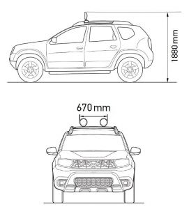 Duster II (2018-2024) - Faruri de pavilion (Dacia Original)