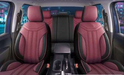 Sandero III / Stepway III - Set Huse scaune Miami Bordo Edition  - realizate special pentru Sandero