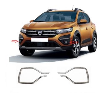Sandero III STEPWAY - Ornamente cromate faruri ceata 