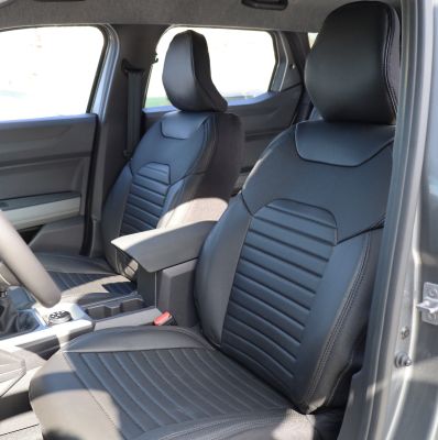 Duster II (2018-2024) - Huse scaune din piele ecologică - Negru